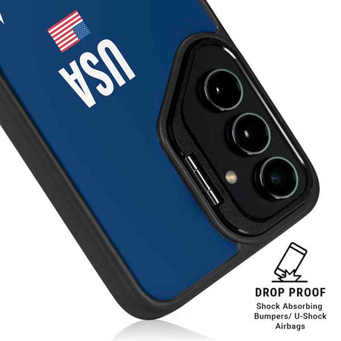 USA Flag Stars Galaxy S24 Plus Kickstand Case